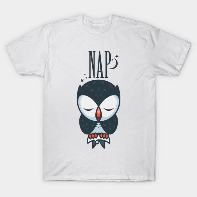 Owl Nap T-Shirt by rongstate